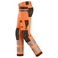 ARBETSBYXA 4STR HF HV KL2 ORANGE/SVART STL: 162