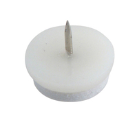GOLVSKYDD MILLERS PLAST/FILT/S PIK VIT Ø22MM