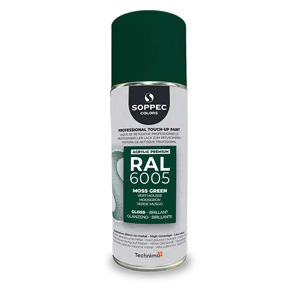 Industrial top coat Akryl RAL 6005 mossgrön 400 ml